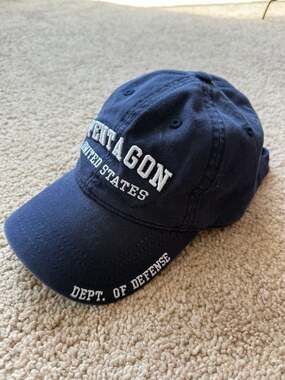 Pentagon United States Dept. of Defense Navy Blue Strapback Baseball Cap